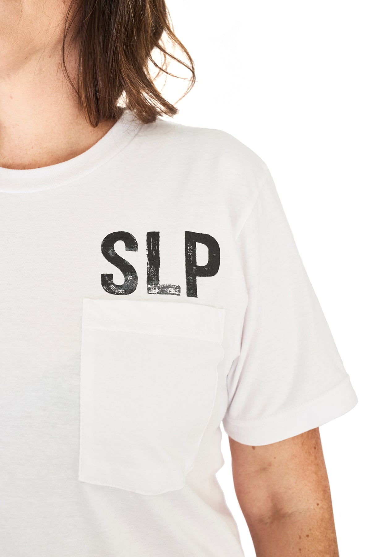 the SLP pocket t-shirt in white
