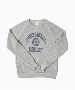 The Speech-Language Pathologist UNI sweatshirt in grey